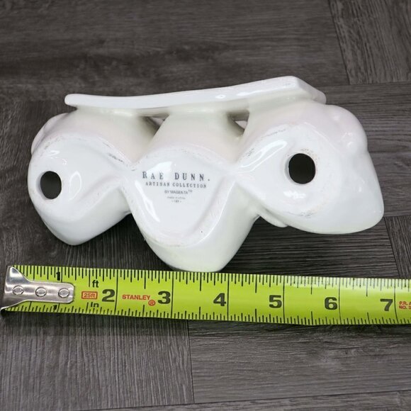 Rae Dunn Happy Easter Table Holiday Room Decor 3 Chicks Trio Spring Ceramic - Picture 3 of 4